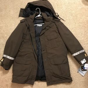 Men’s brown winter jacket